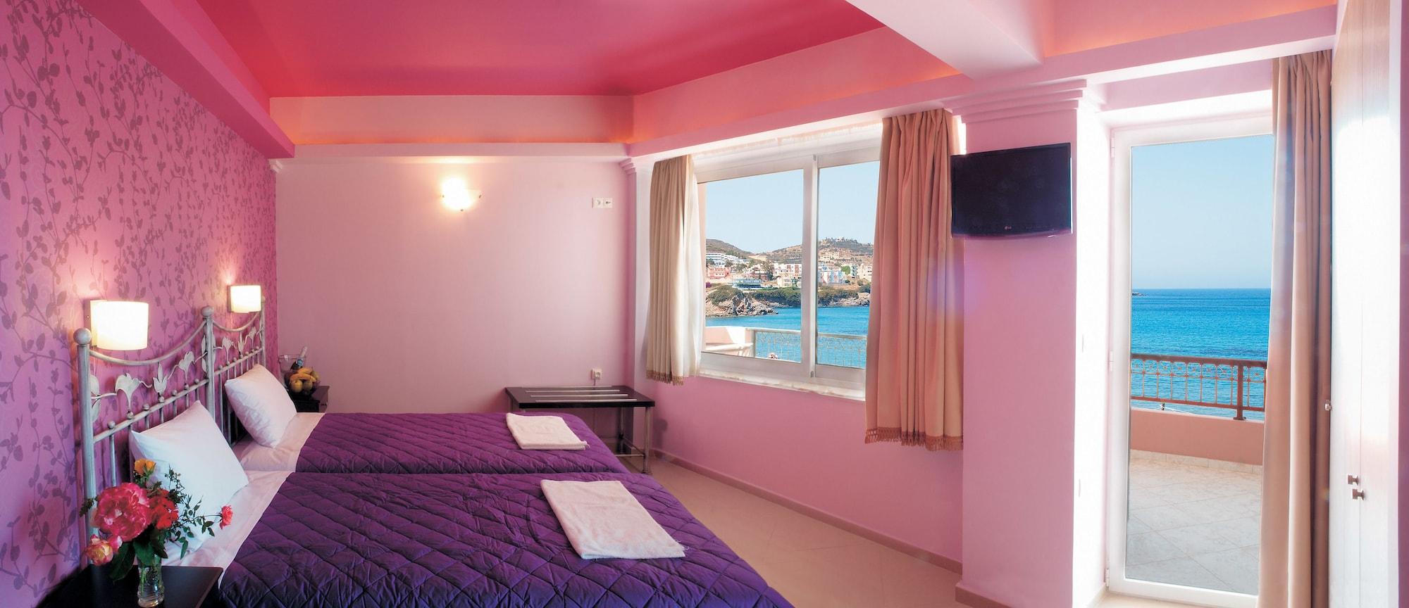 Niriides Beach Hotel Rethymno Exterior foto